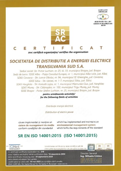 Home DistribuÈ›ie Energie ElectricÄƒ Romania